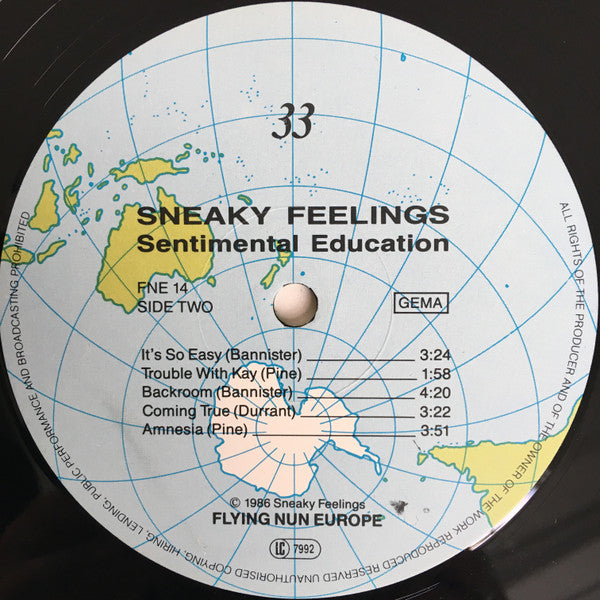 Sneaky Feelings : Sentimental Education (LP, Album)