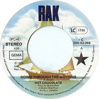 Hot Chocolate : Going Through The Motions (7", Single)