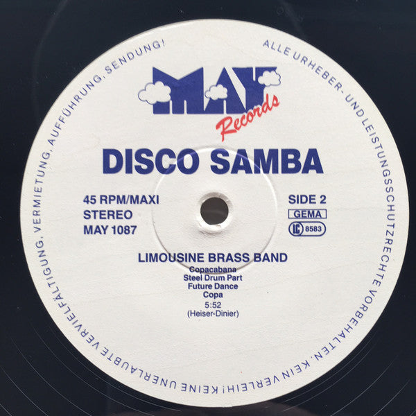 Limousine Brass Band : Disco Samba (12", Maxi)