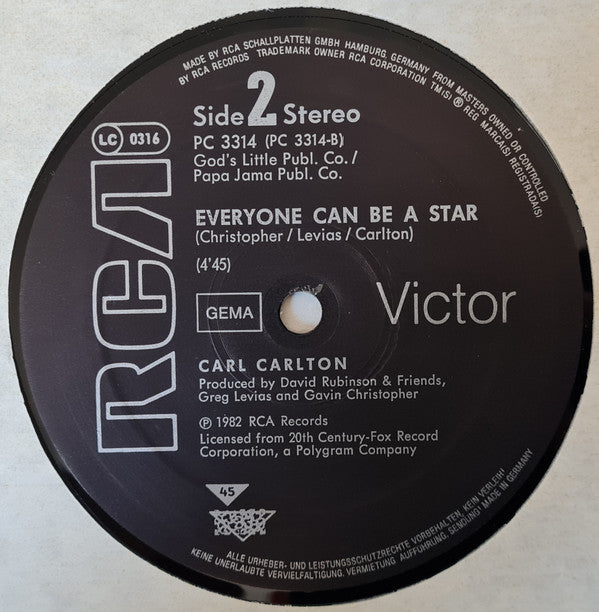 Carl Carlton : Baby I Need Your Loving (12", Maxi)