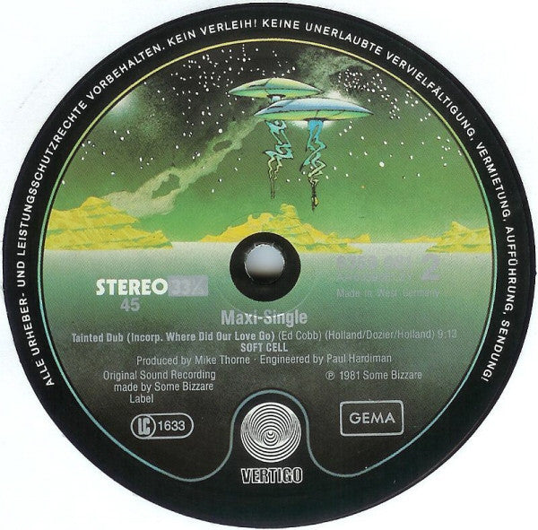 Soft Cell : Tainted Love / Where Did Our Love Go (12", Maxi)