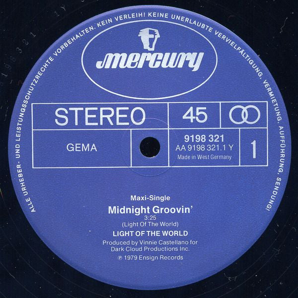 Light Of The World : Midnight Groovin' / Swingin' (12")