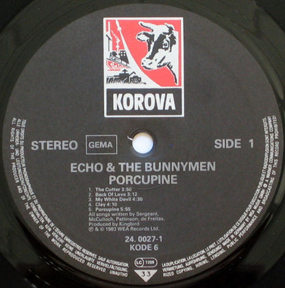 Echo & The Bunnymen : Porcupine (LP, Album)