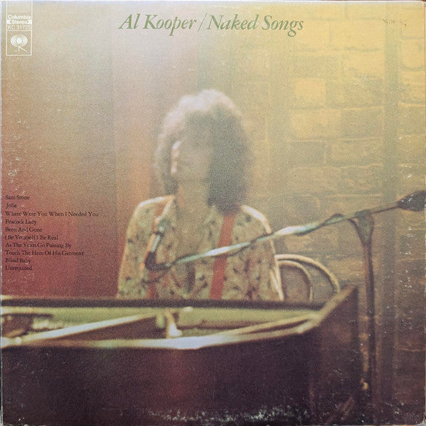 Al Kooper : Naked Songs (LP, Album, Ter)