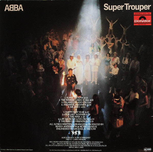 ABBA : Super Trouper (LP, Album)