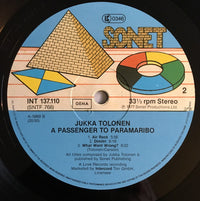 Jukka Tolonen : A Passenger To Paramaribo (LP, Album, RE)