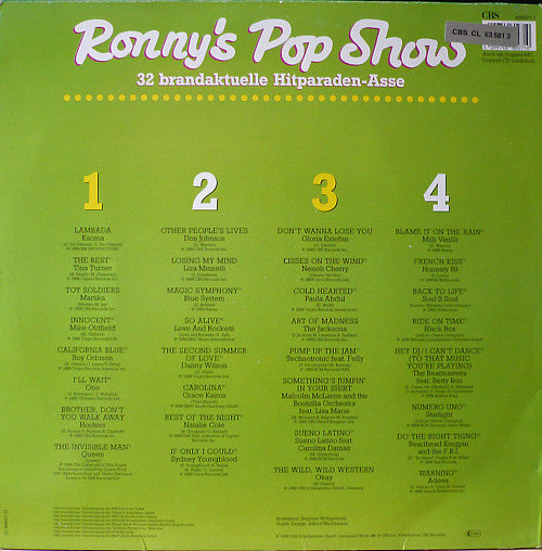 Various : Ronny's Pop Show 14 (32 Brandaktuelle Hitparaden-Asse) (2xLP, Comp)