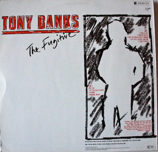 Tony Banks : The Fugitive (LP, Album, RE)