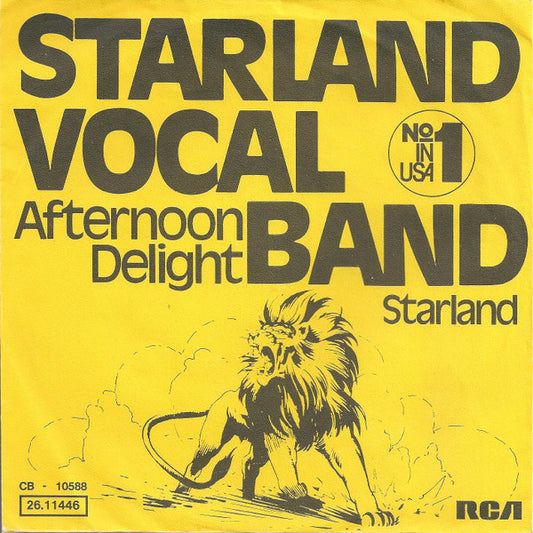 Starland Vocal Band : Afternoon Delight (7", Single)