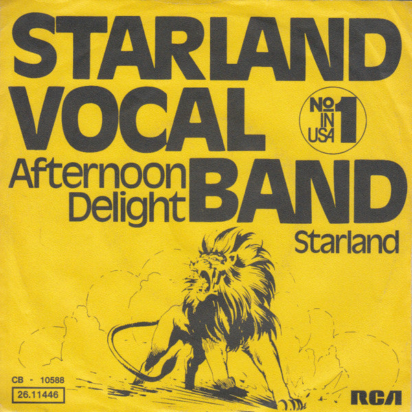 Starland Vocal Band : Afternoon Delight (7", Single)
