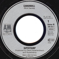 Supertramp : Cannonball (7", Single)
