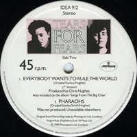 Tears For Fears : Everybody Wants To Rule The World (Extended Version) (12", Single)