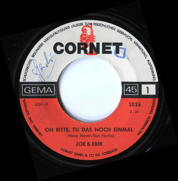 Joe & Erik : Oh Bitte, Tu Das Noch Einmal (7", Single)