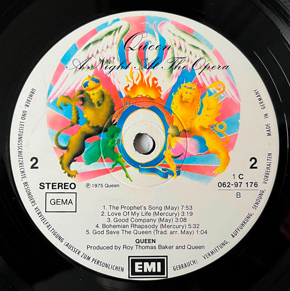 Queen : A Night At The Opera (LP, Album, Cir)