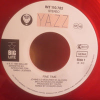 Yazz : Fine Time (7", Single, Ltd, Red)