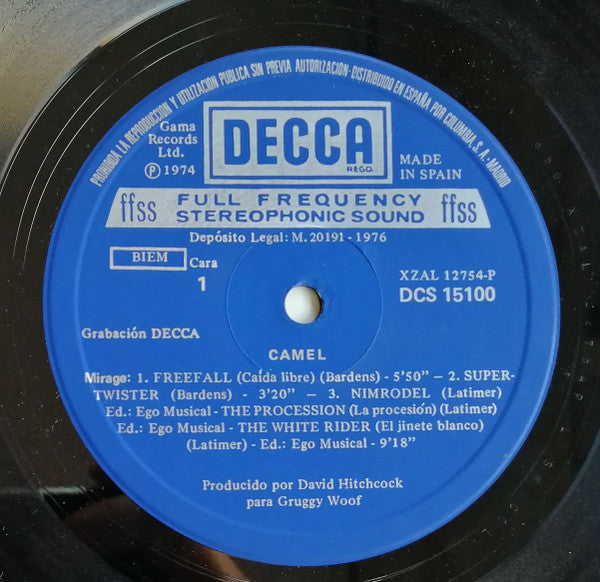 Camel : Camel (2xLP, Comp, Gat)