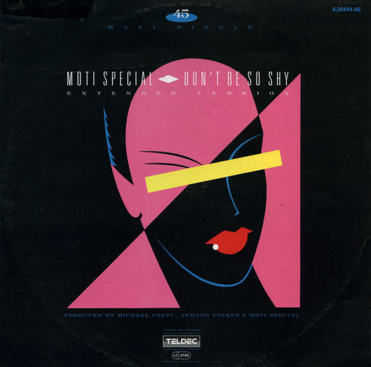 Moti Special : Don't Be So Shy (Extended Version) (12", Maxi, Ora)