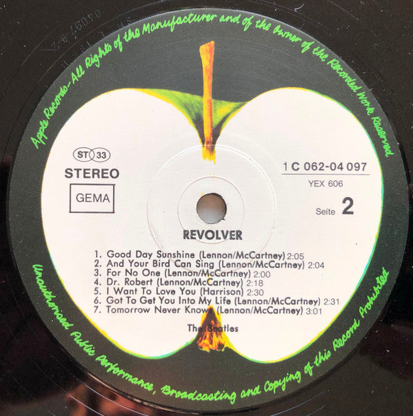 The Beatles : Revolver (LP, Album, RP)