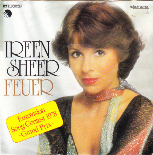 Ireen Sheer : Feuer (7", Single, Tel)