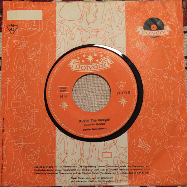 The Golden Gate Guitars : The Golden Gate Blues (7", Single, Mono)