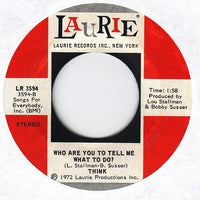 Think (2) : It's Not The World- It's The People (7", Single, Promo)