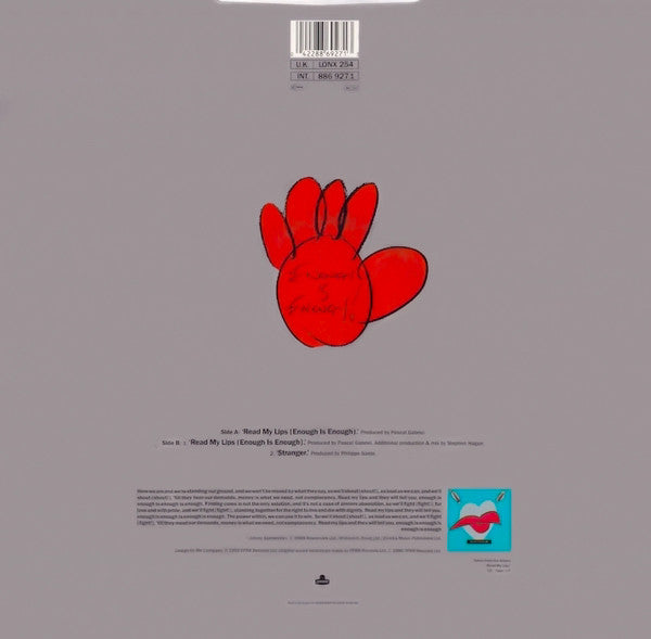 Jimmy Somerville : Read My Lips (12", Single)