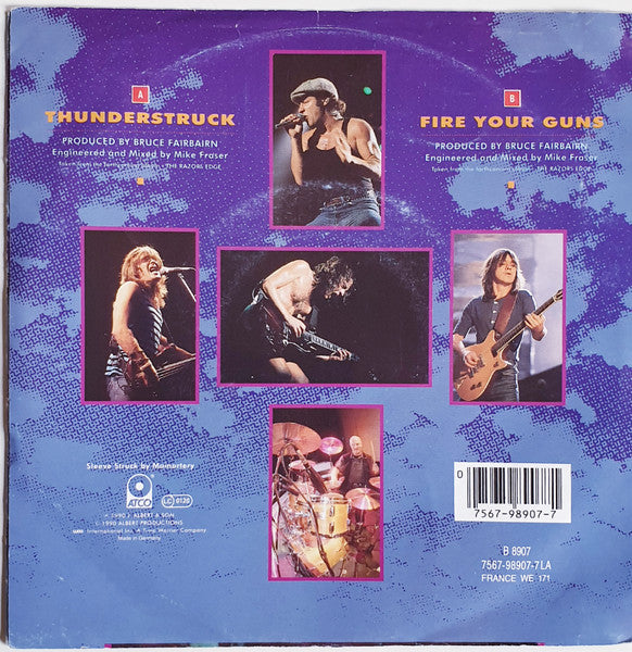 AC/DC : Thunderstruck (7", Single, Lar)