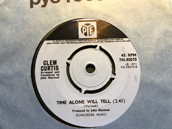 Clem Curtis : Mountain Over The Hill (7", Single)