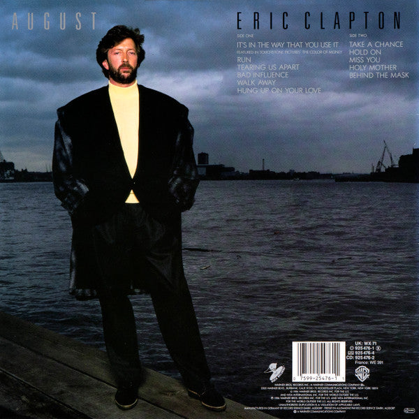 Eric Clapton : August (LP, Album, Gat)