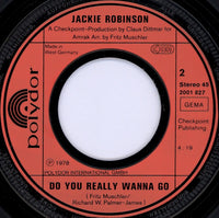Jackie Robinson : Warning - Danger (7", Single)