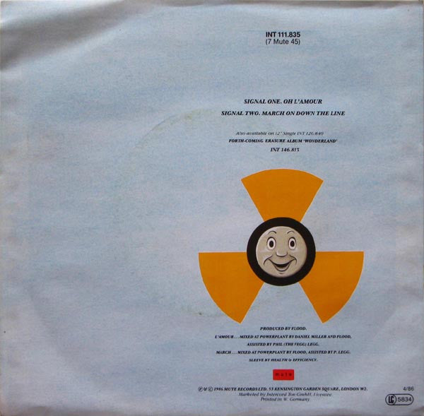Erasure : Oh L'Amour (7", Single)