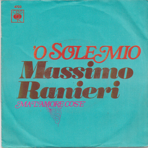 Massimo Ranieri : 'O Sole Mio  (7", Single)