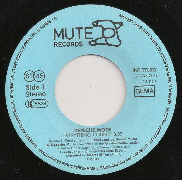 Depeche Mode : Everything Counts (7", Single)