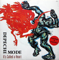 Depeche Mode : It's Called A Heart (7", Single, Red)