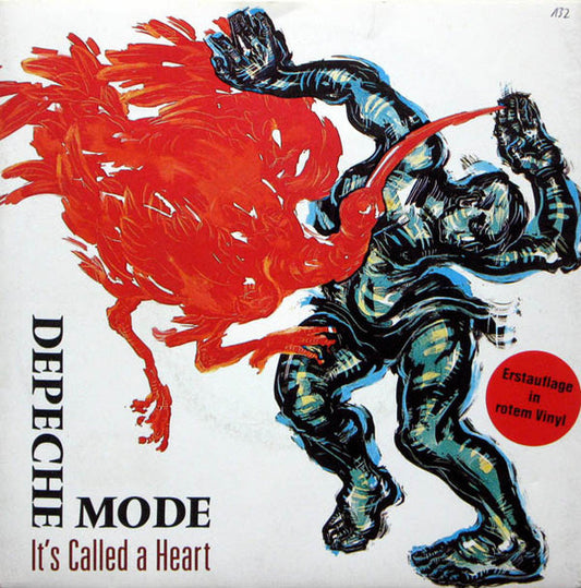 Depeche Mode : It's Called A Heart (7", Single, Red)
