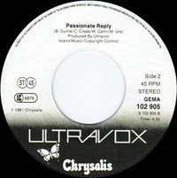 Ultravox : Vienna (7", Single)