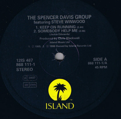The Spencer Davis Group Featuring Steve Winwood : Keep On Running (12")