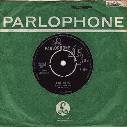 The Beatles : Love Me Do (7", Single, RP)