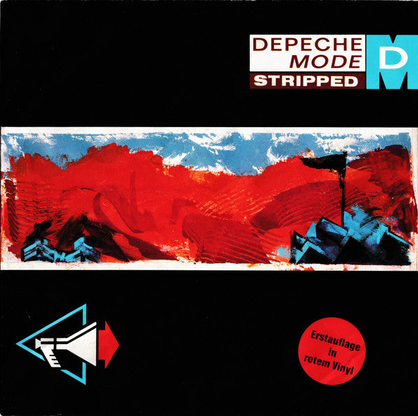 Depeche Mode : Stripped (7", Single, Red)