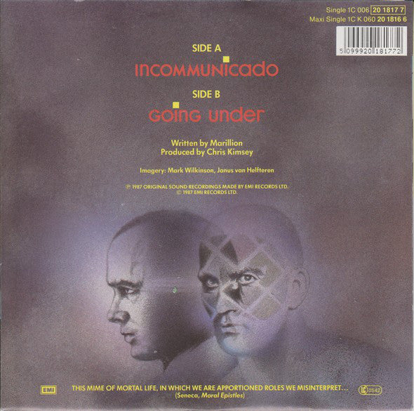 Marillion : Incommunicado (7", Single)
