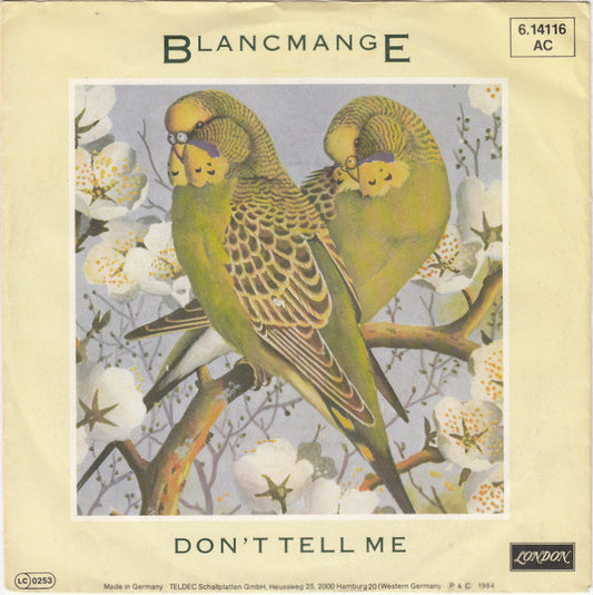 Blancmange : Don't Tell Me (7", Single)