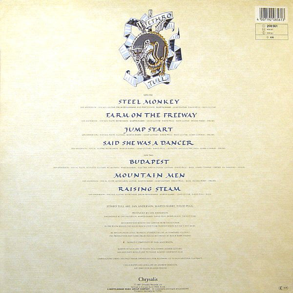 Jethro Tull : Crest Of A Knave (LP, Album, Emb)