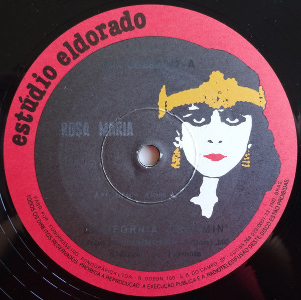 Rosa Maria & Tony Osanah : California Dreamin' / Summertime II (12")