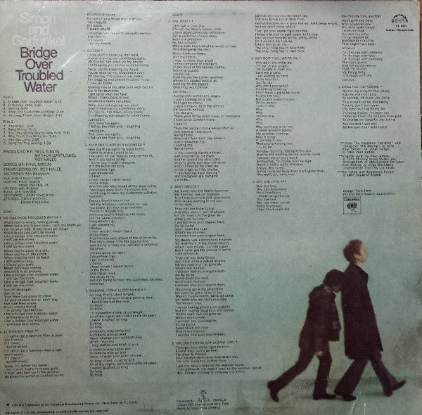 Simon & Garfunkel : Bridge Over Troubled Water (LP, Album, RP, Blu)