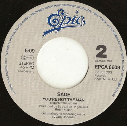 Sade : The Sweetest Taboo (7", Single)