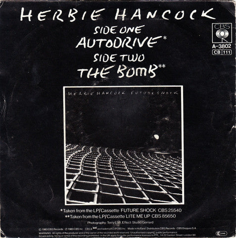 Herbie Hancock : Autodrive (7", Single)