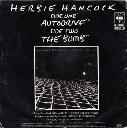 Herbie Hancock : Autodrive (7", Single)