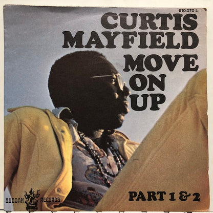 Curtis Mayfield : Move On Up (Part 1 & 2) (7", Single)