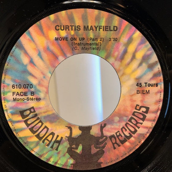 Curtis Mayfield : Move On Up (Part 1 & 2) (7", Single)