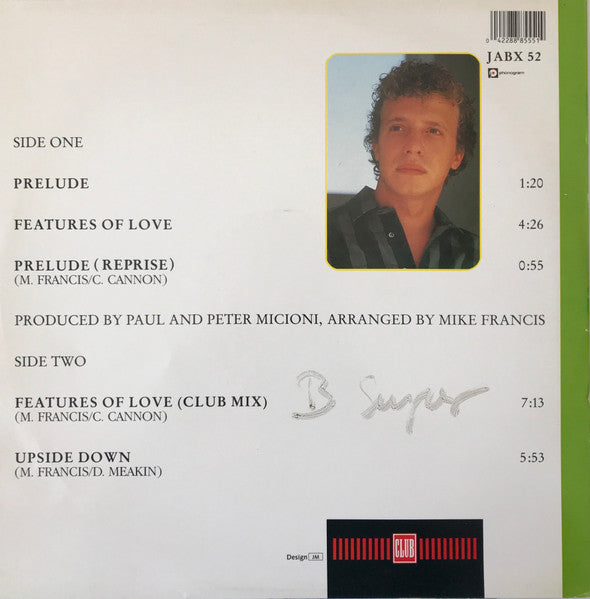 Mike Francis : Features Of Love (Extended Remixes) (12")